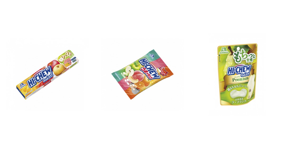 森永 ハイチュウ新作3品【2026年9月29日発売】|シャリシャリフルーツミックス・うまイチュウアソート・ラ・フランス