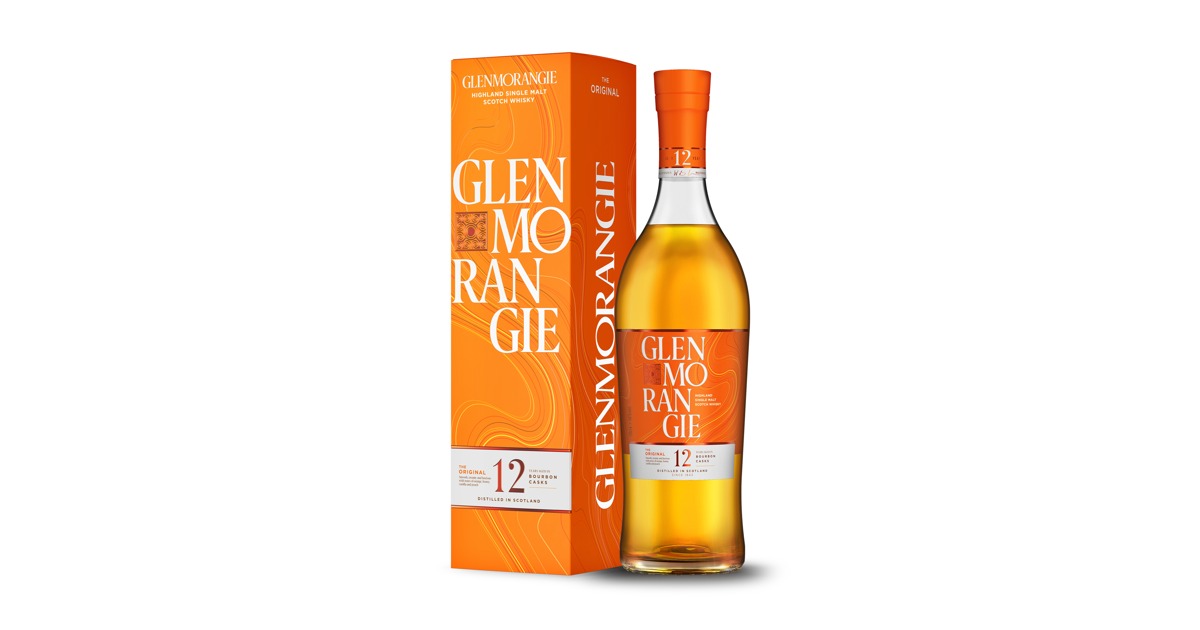 グレンモーレンジィ オリジナル 12年 700ml の化粧箱とボトル