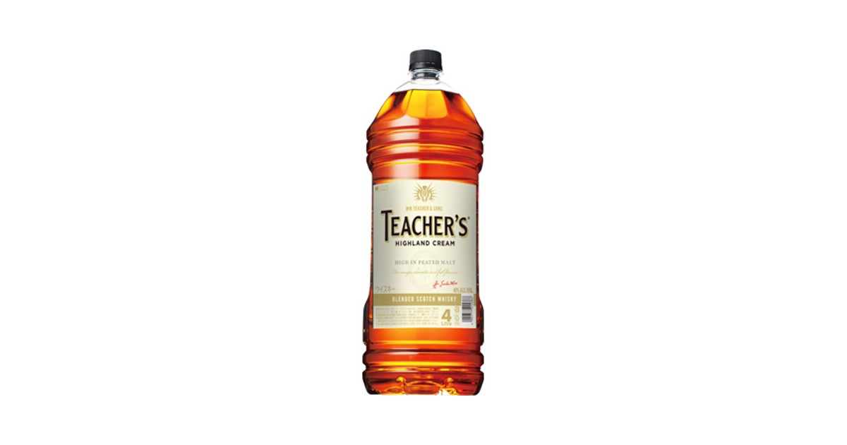 ティーチャーズ ハイランドクリーム 4Lペットボトル